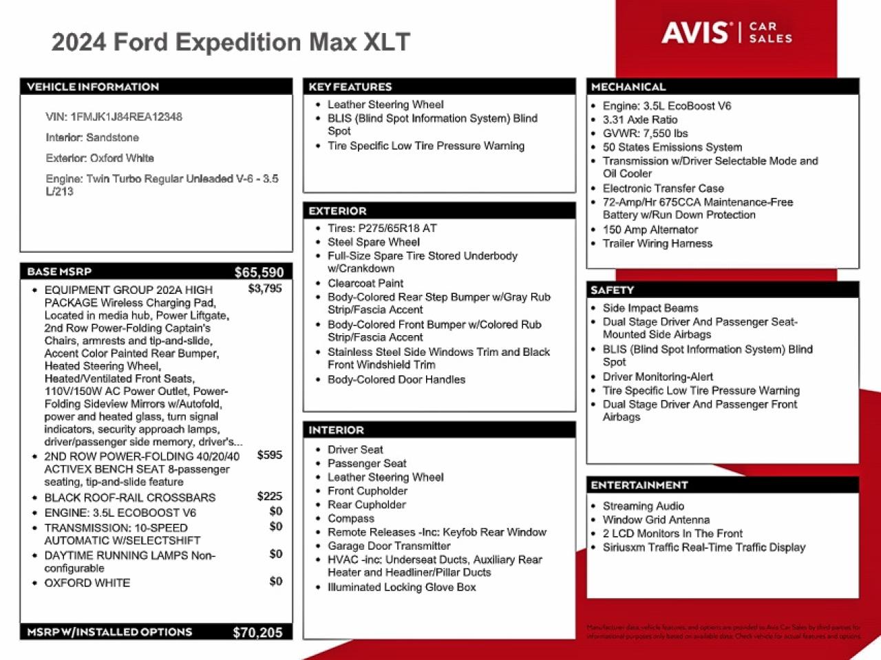 2024 FORD EXPEDITION MAX XLT photo 37