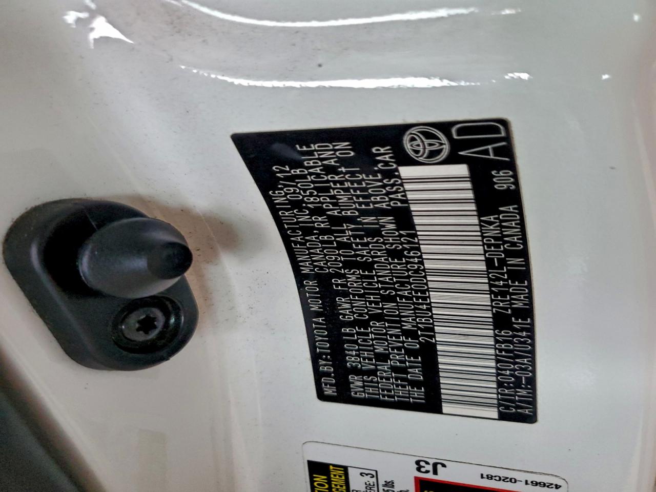 2013 TOYOTA COROLLA BASE photo 12