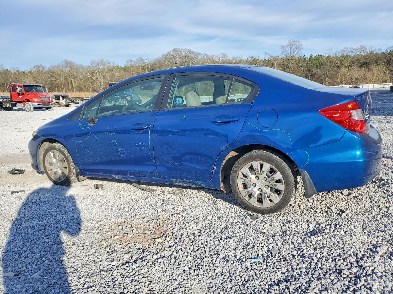 2012 HONDA CIVIC LX photo 2