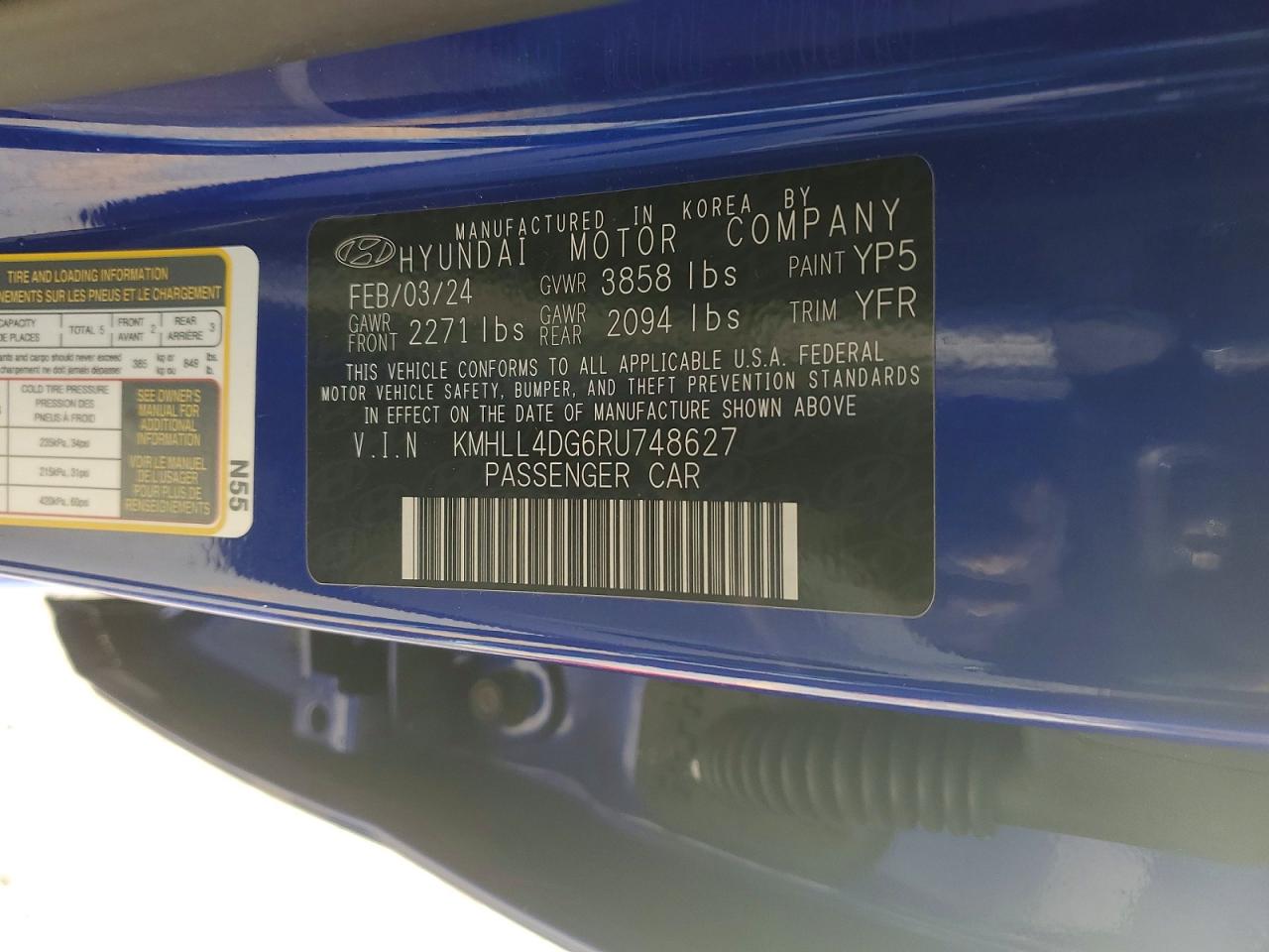 2024 HYUNDAI ELANTRA SE photo 12