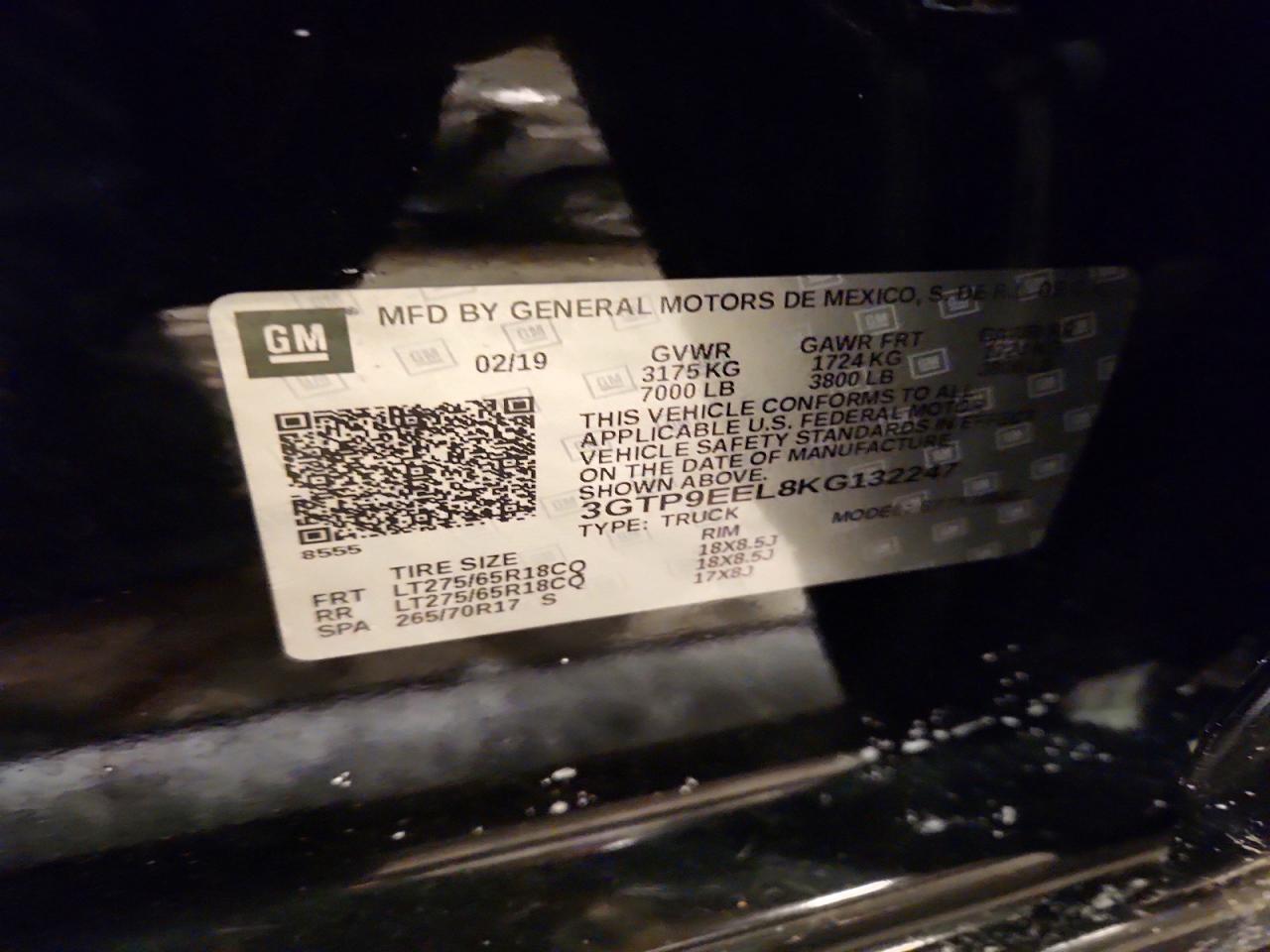 2019 GMC SIERRA K1500 AT4 photo 12