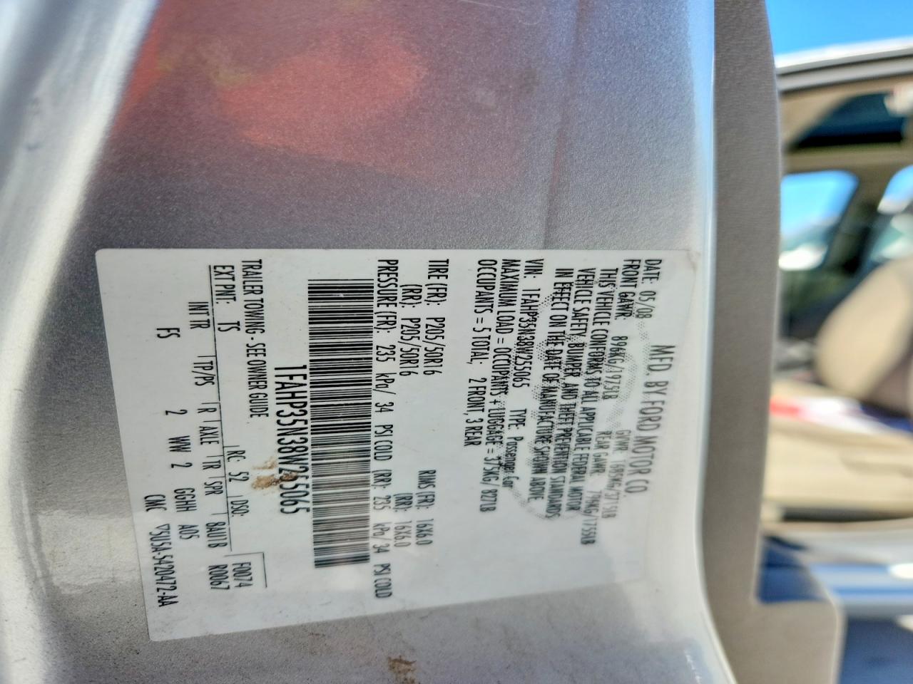 2008 FORD FOCUS SE photo 12