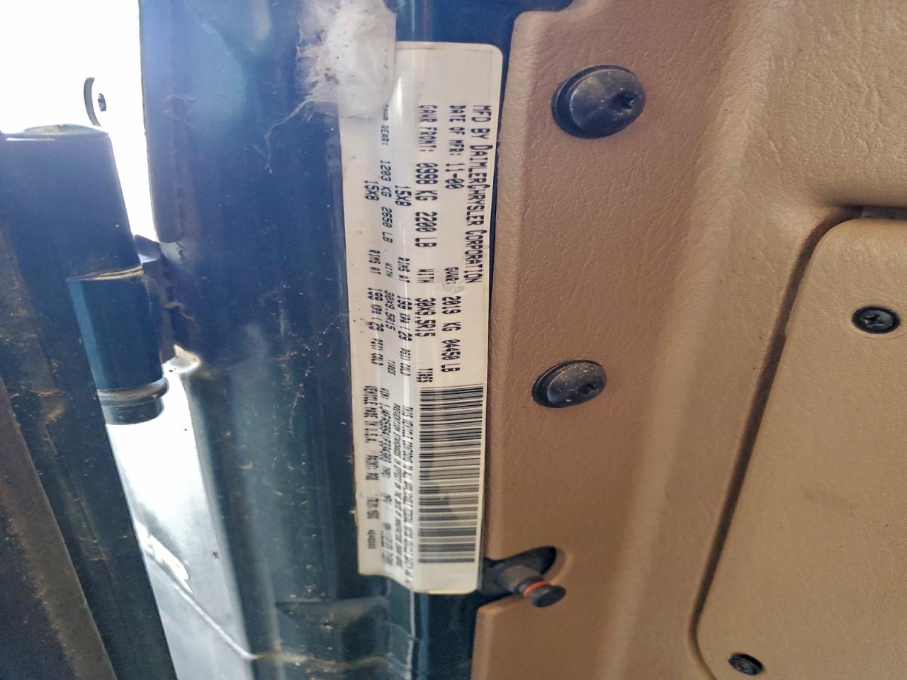 2001 JEEP WRANGLER / TJ SAHARA photo 13