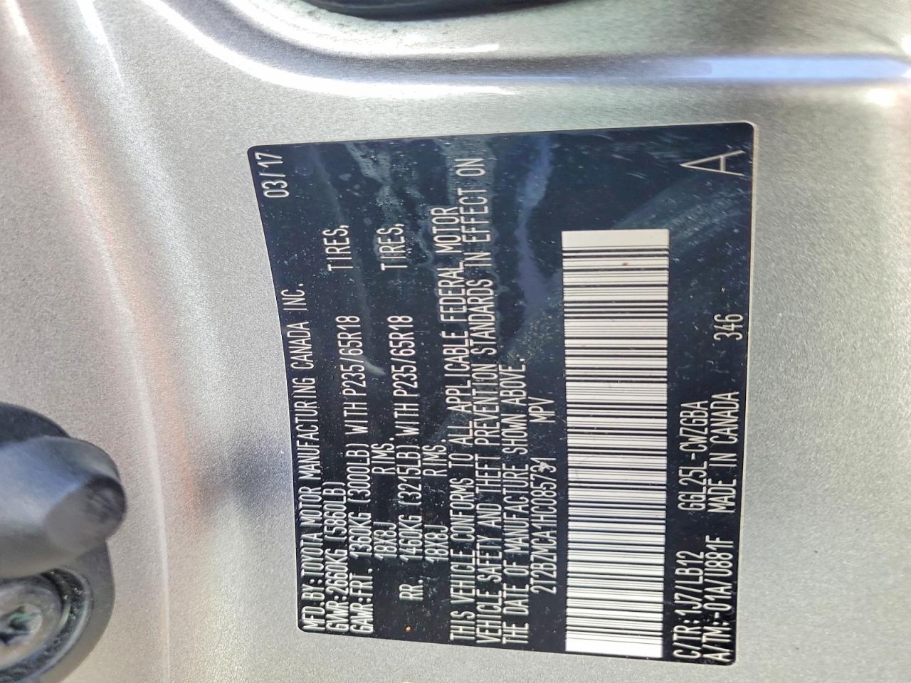 2017 LEXUS RX 350 BASE photo 12