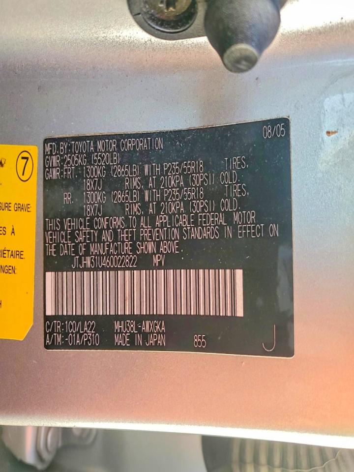 2006 LEXUS RX 400 photo 13