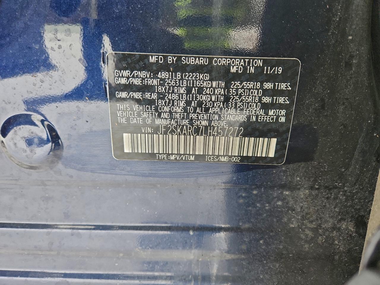 2020 SUBARU FORESTER SPORT photo 13