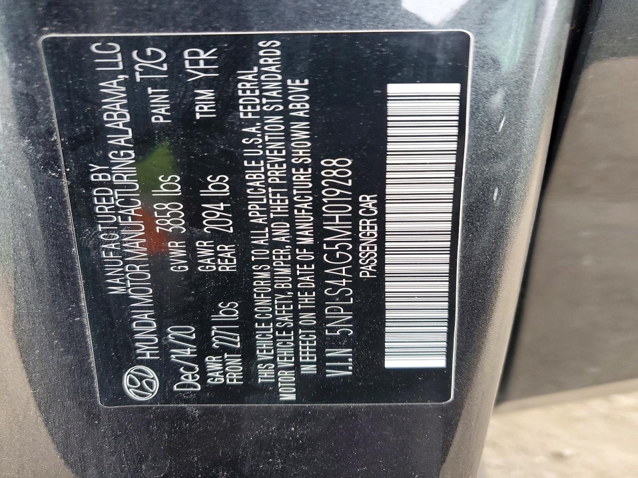 2021 HYUNDAI ELANTRA SEL photo 12