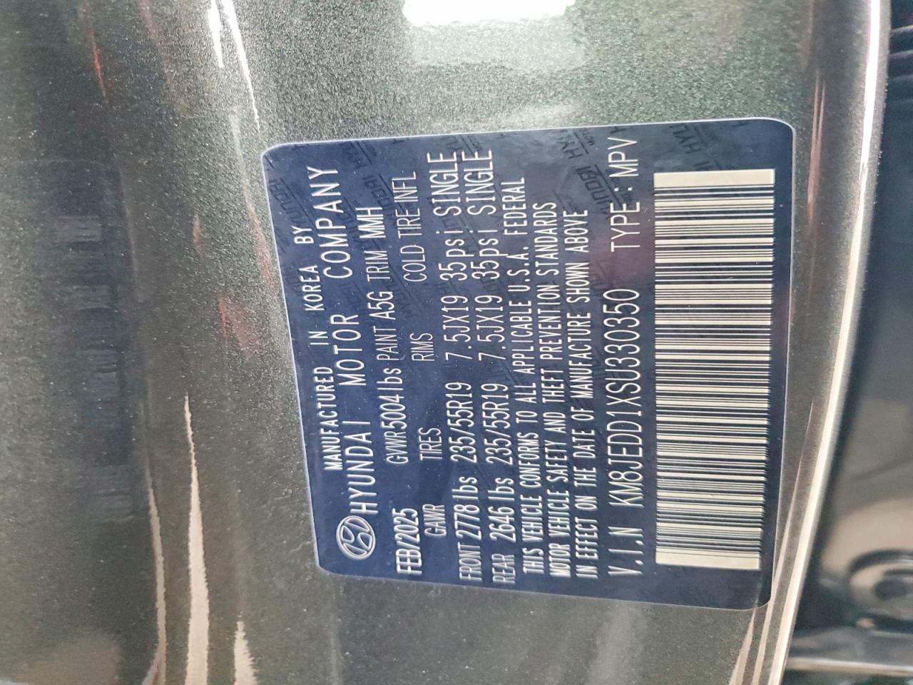 2025 HYUNDAI TUCSON LIMITED photo 13