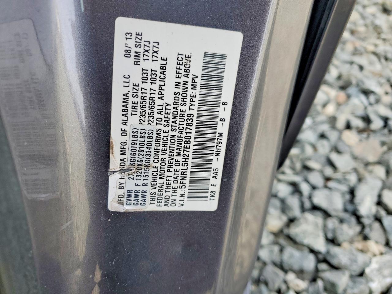 2014 HONDA ODYSSEY LX photo 13