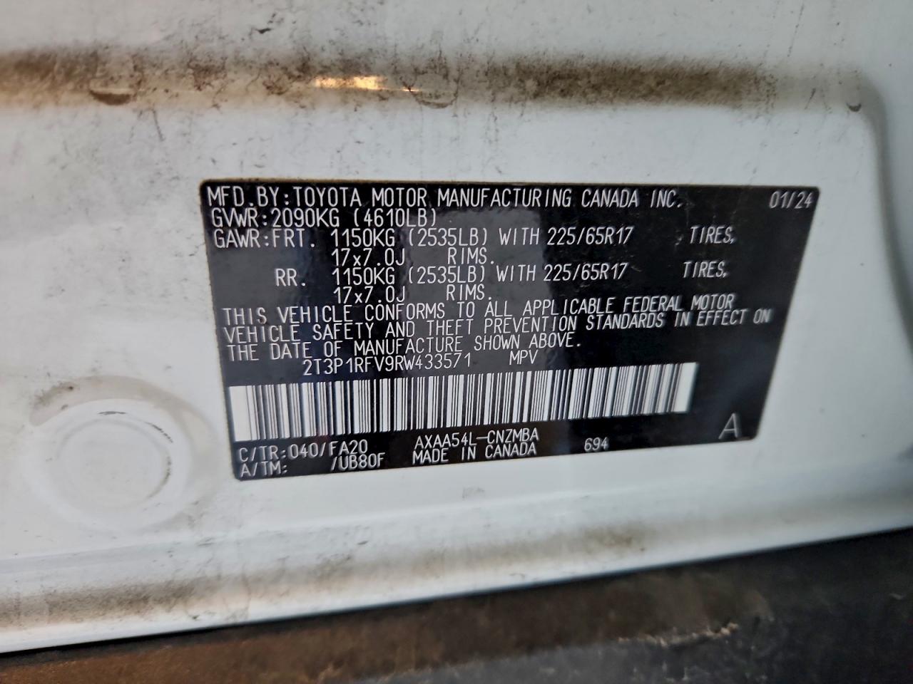 2024 TOYOTA RAV4 XLE photo 14