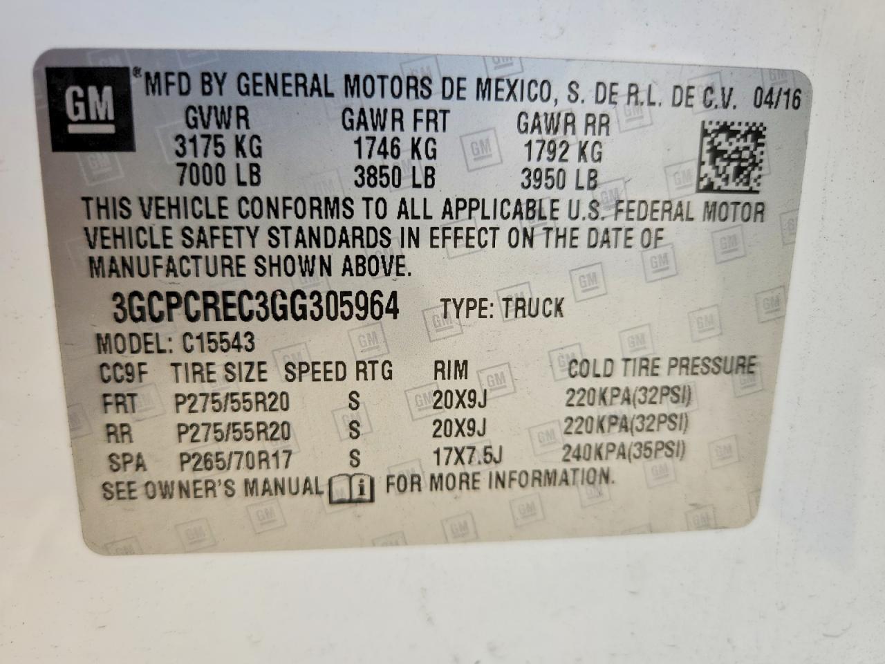 2016 CHEVROLET SILVERADO C1500 LT photo 13