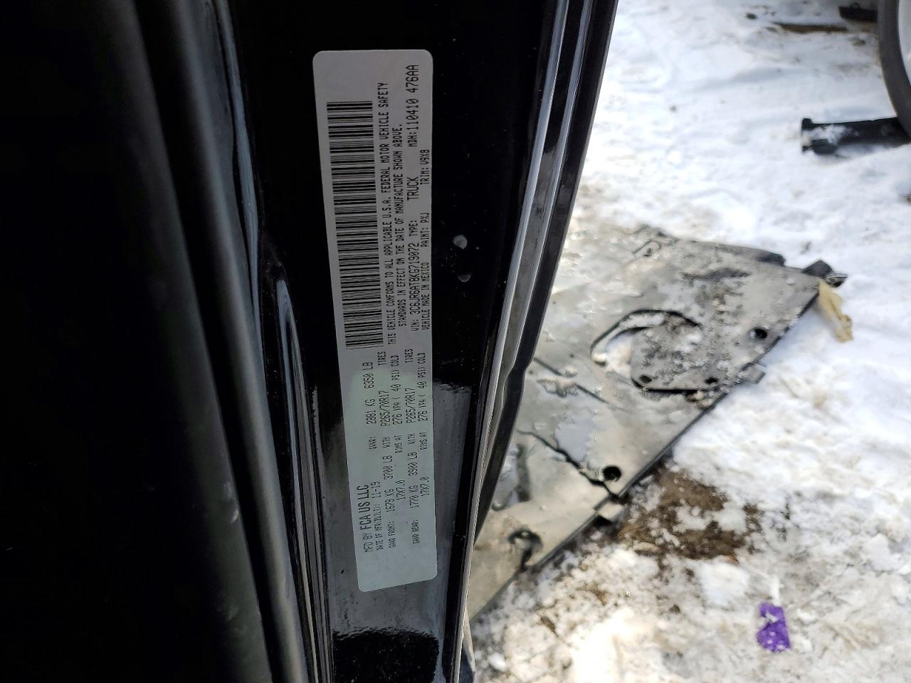 2019 RAM 1500 CLASSIC TRADESMAN photo 12