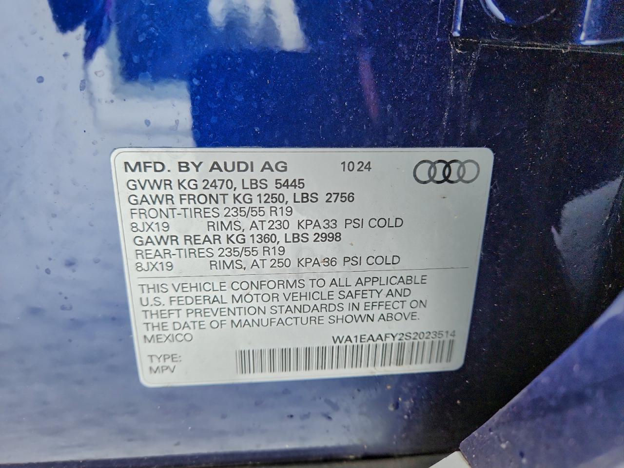 2025 AUDI Q5 PREMIUM PLUS 45 photo 14