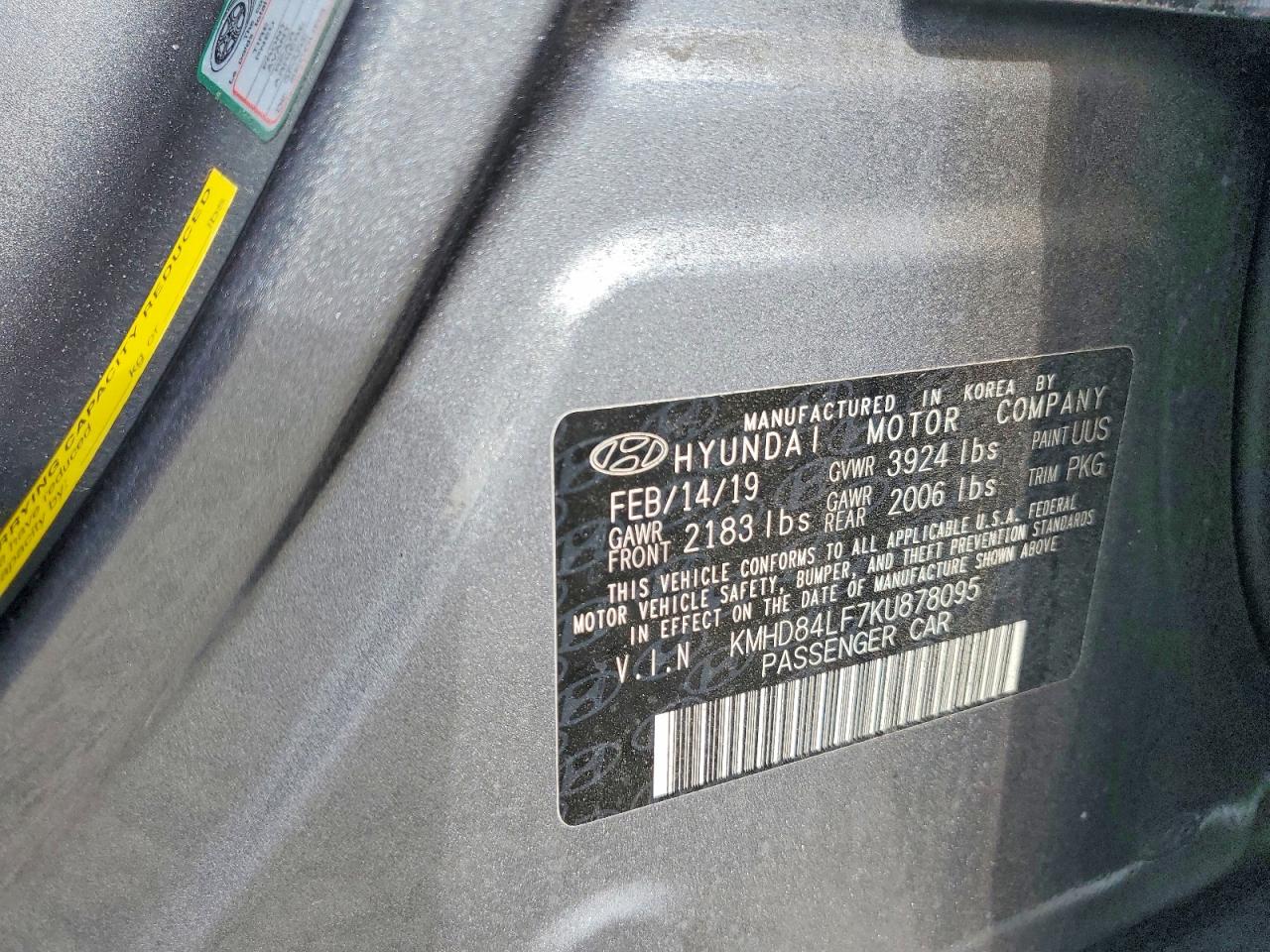 2019 HYUNDAI ELANTRA SEL photo 23