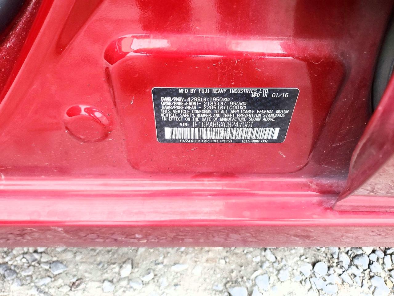2016 SUBARU IMPREZA PREMIUM photo 12