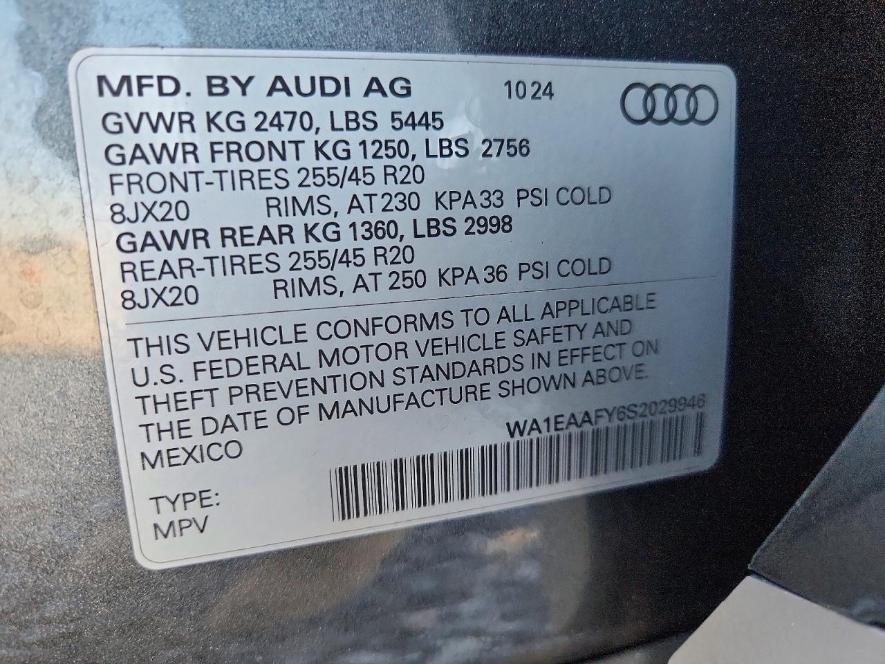 2025 AUDI Q5 PREMIUM PLUS 45 photo 14