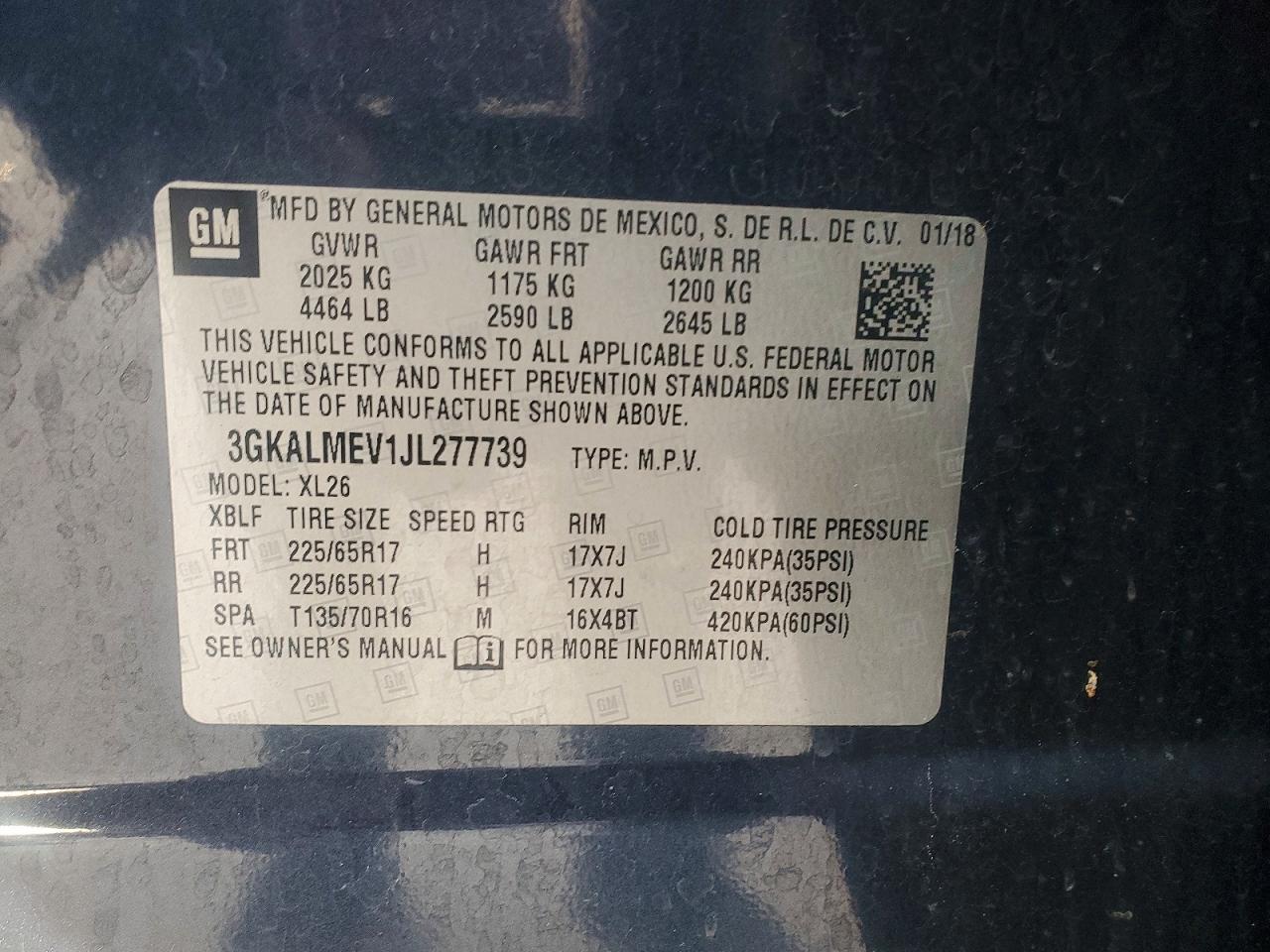 2018 GMC TERRAIN SLE photo 12