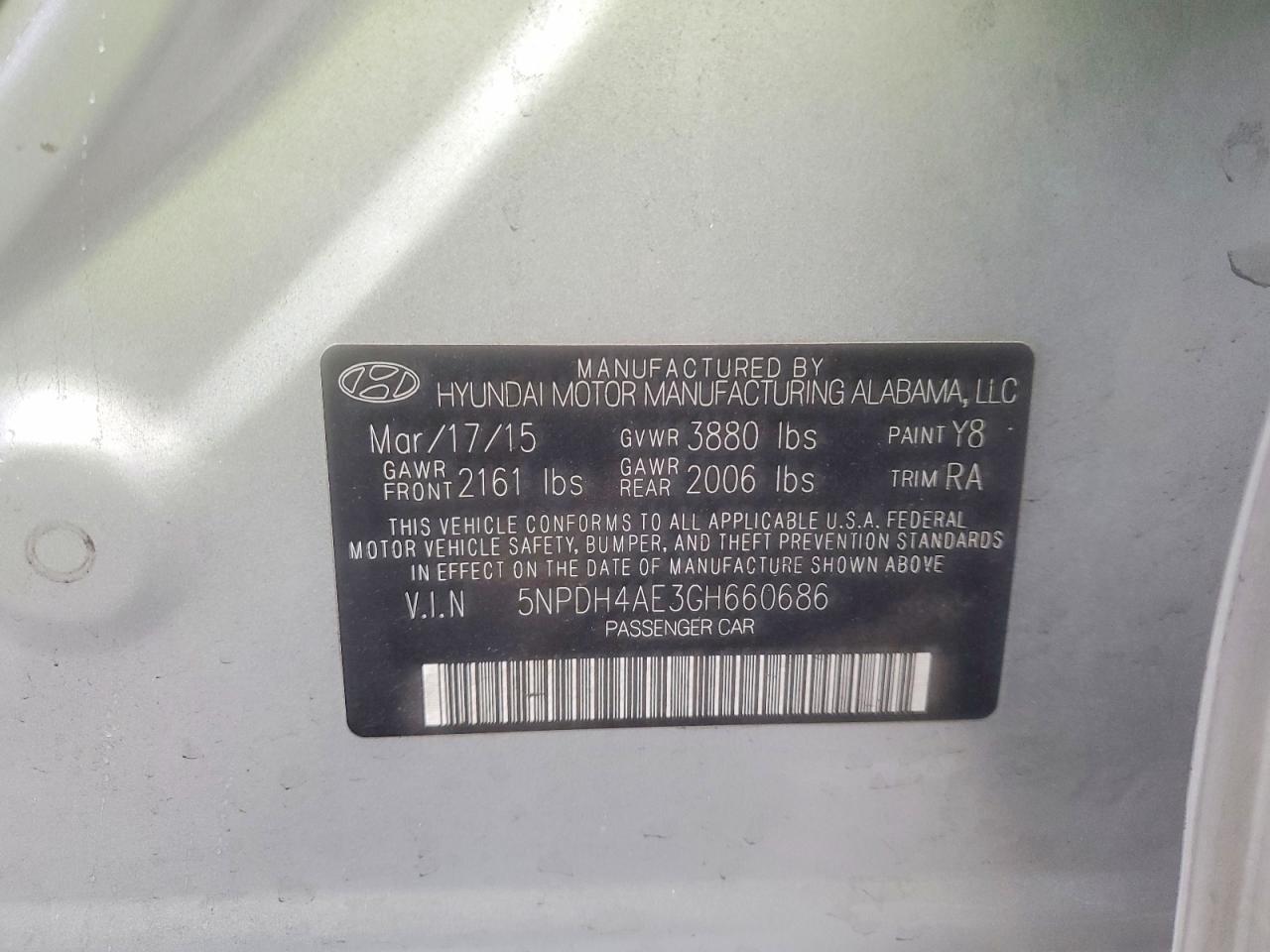 2016 HYUNDAI ELANTRA SE photo 23