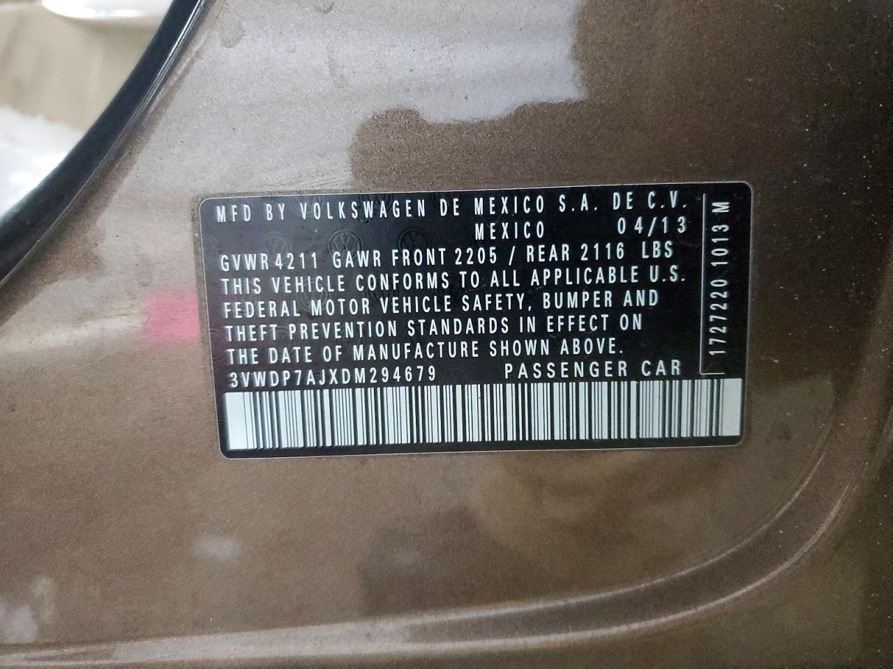 2013 VOLKSWAGEN JETTA SE photo 12