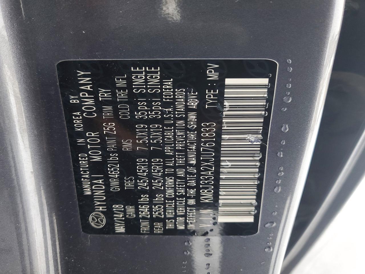 2018 HYUNDAI TUCSON VALUE photo 13
