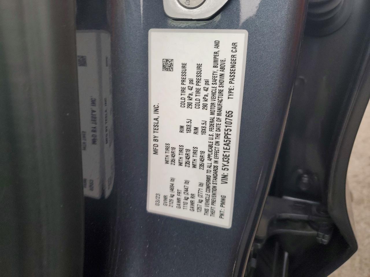 2023 TESLA MODEL 3 photo 12