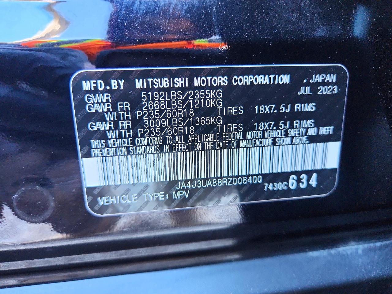 2024 MITSUBISHI OUTLANDER ES photo 13