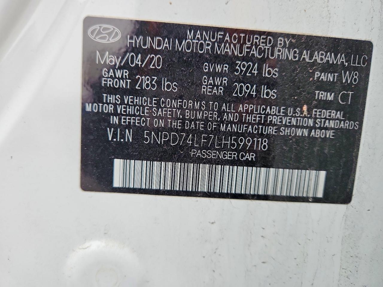 2020 HYUNDAI ELANTRA SE photo 23