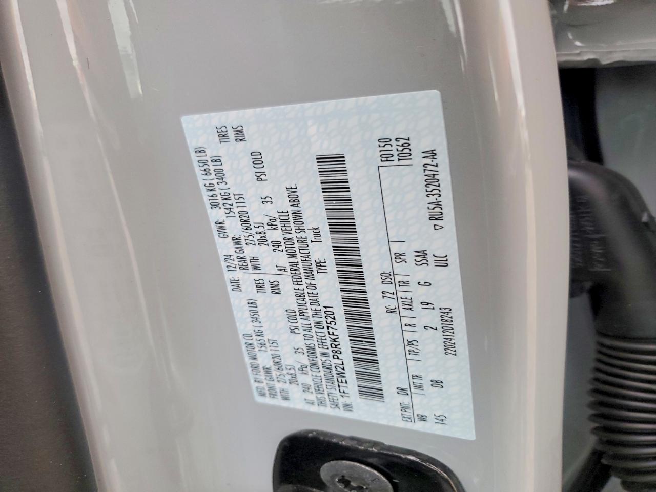 2024 FORD F150 STX photo 12