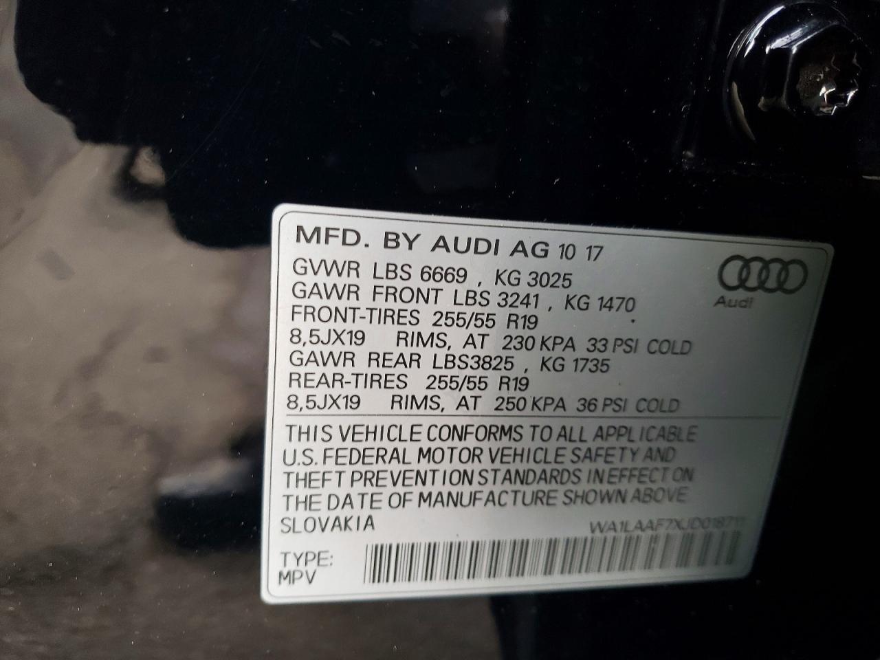 2018 AUDI Q7 PREMIUM PLUS photo 13