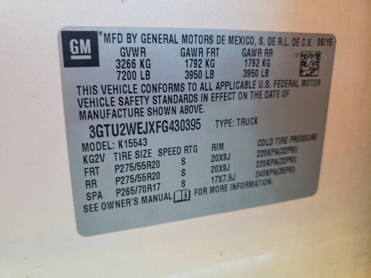 2015 GMC SIERRA K1500 DENALI photo 13