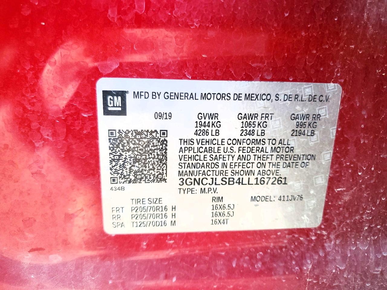 2020 CHEVROLET TRAX 1LT photo 25