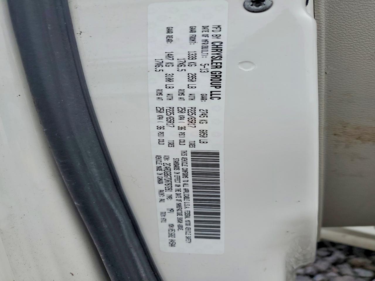 2013 DODGE GRAND CARAVAN SE photo 13