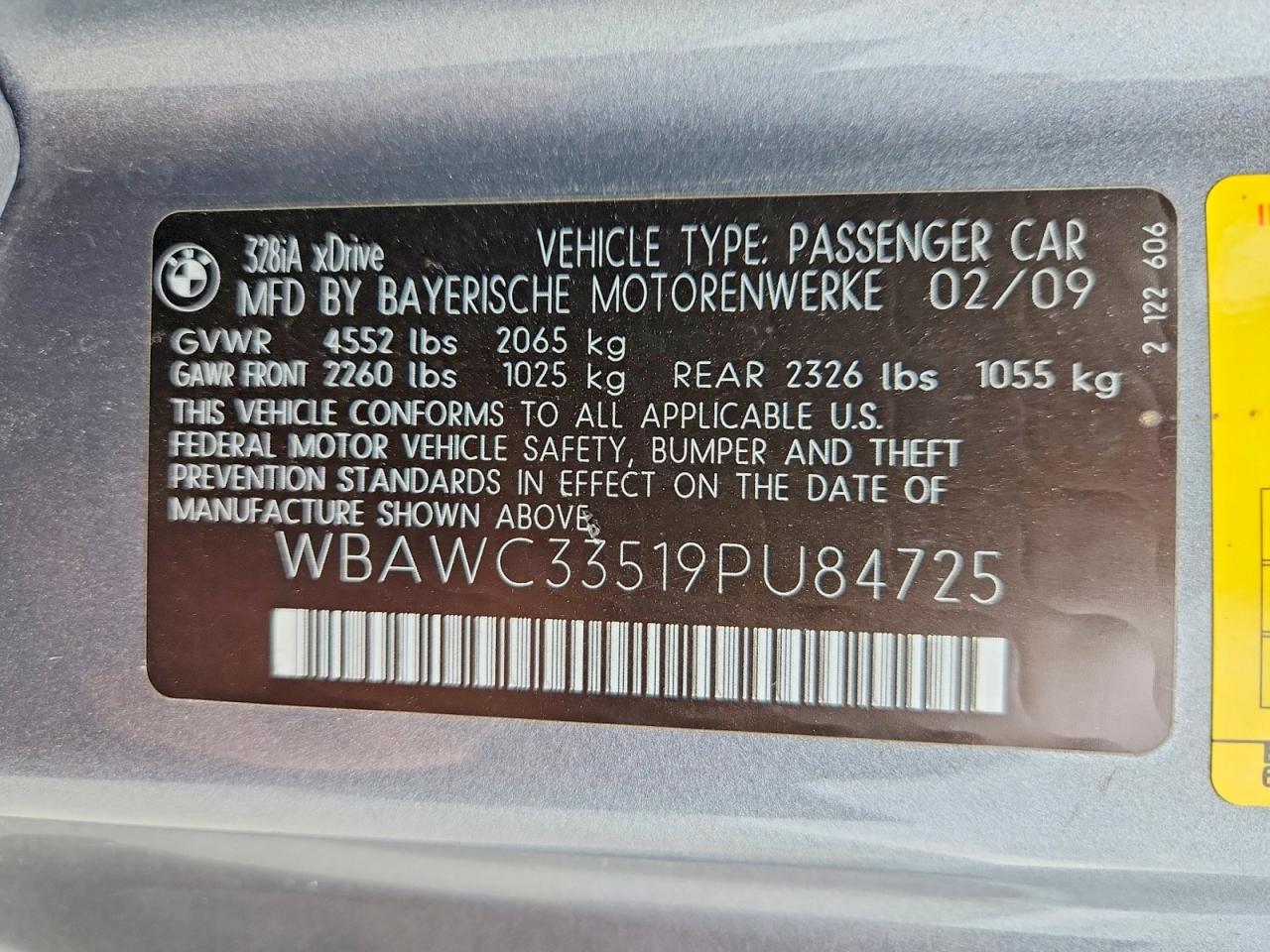 2009 BMW 328 XI photo 12