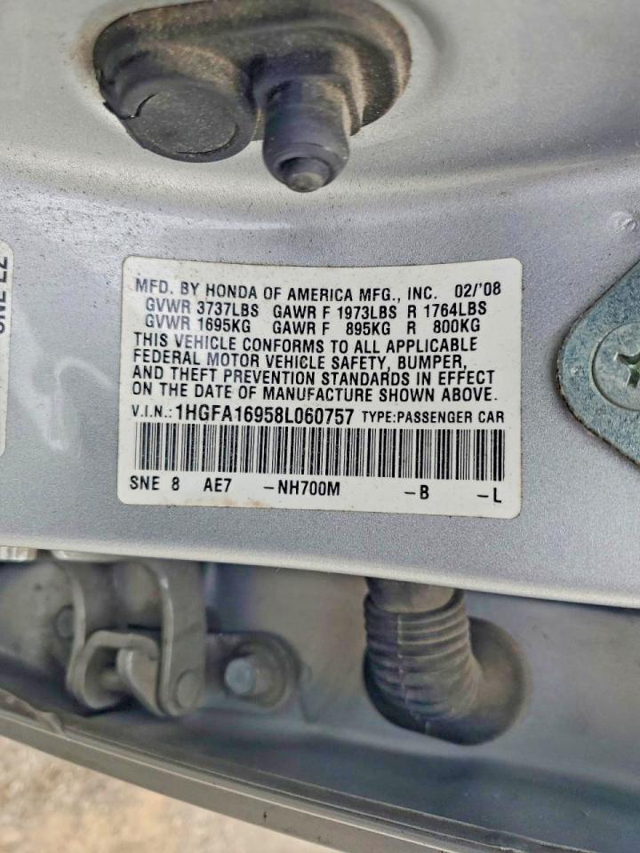 2008 HONDA CIVIC EXL photo 12