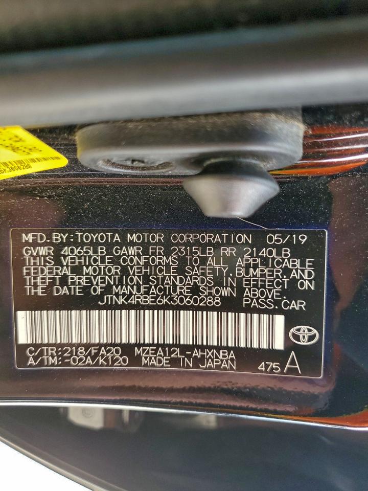 2019 TOYOTA COROLLA SE photo 12