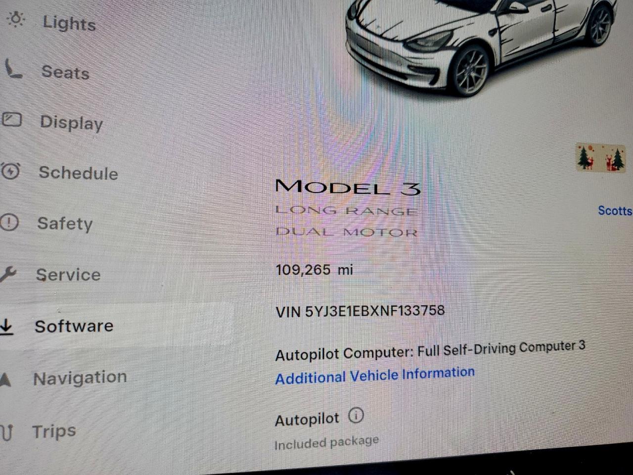 2022 TESLA MODEL 3 photo 9