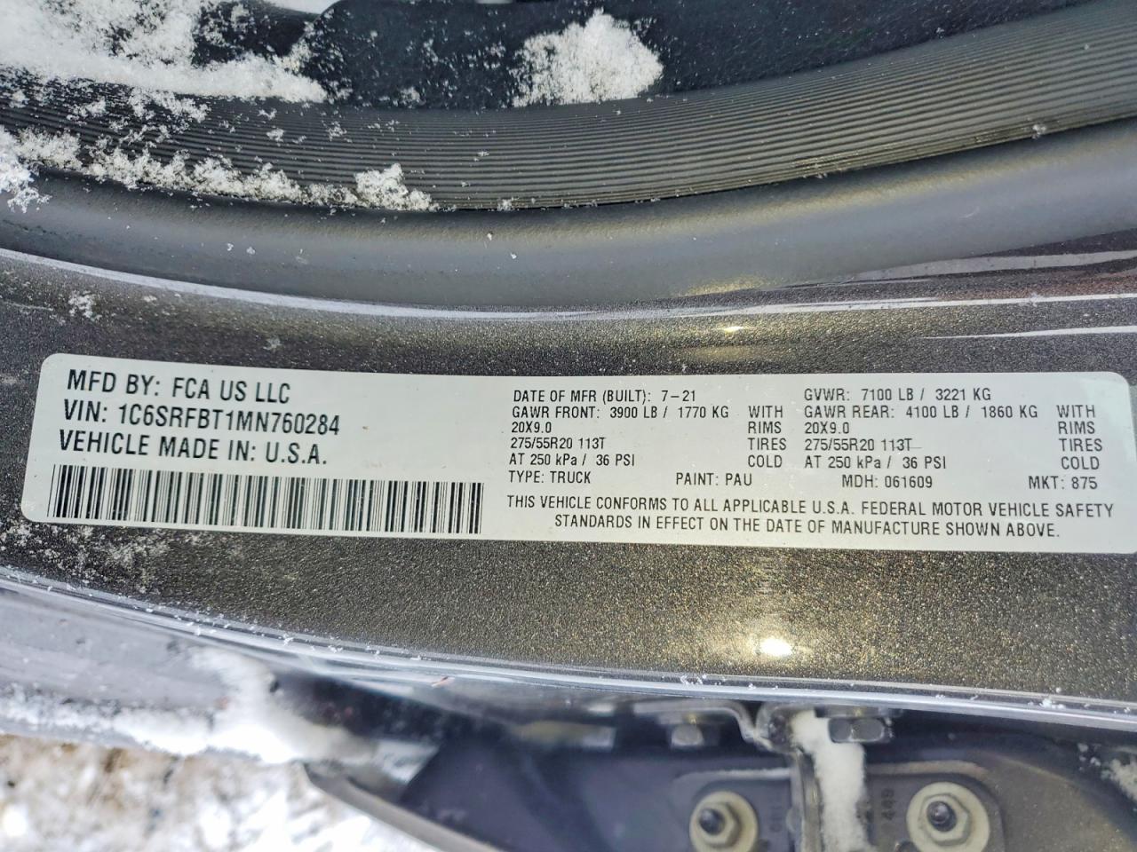 2021 RAM 1500 BIG HORN photo 12