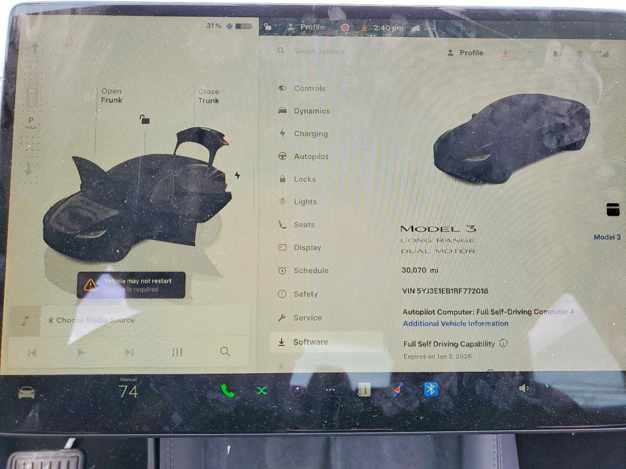 2024 TESLA MODEL 3 photo 9
