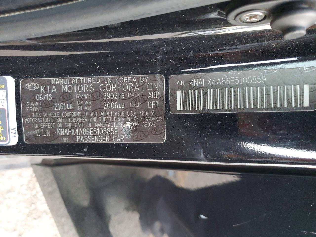 2014 KIA FORTE EX photo 13