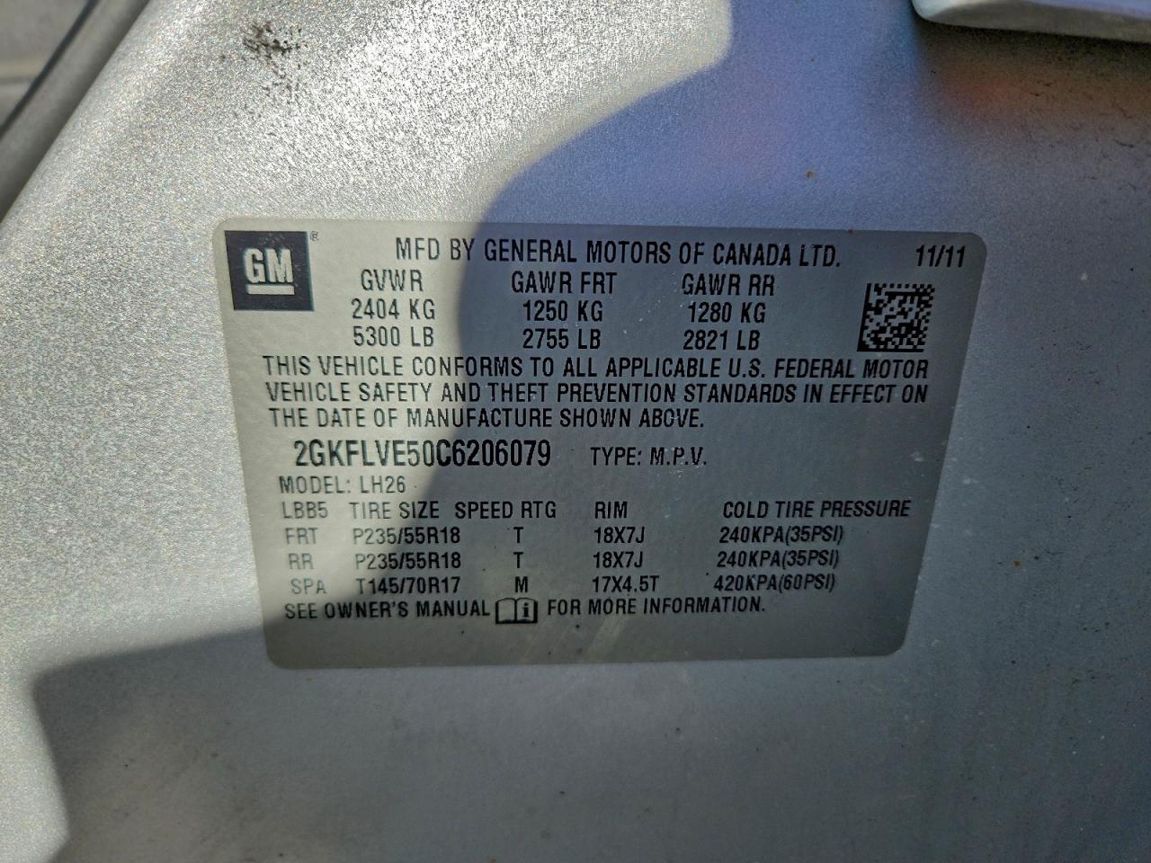 2012 GMC TERRAIN SLT photo 13