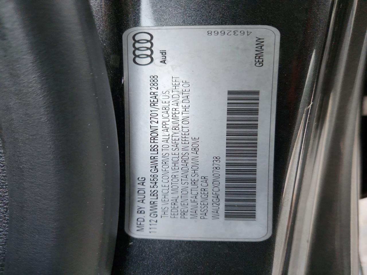 2013 AUDI A7 PRESTIGE photo 12