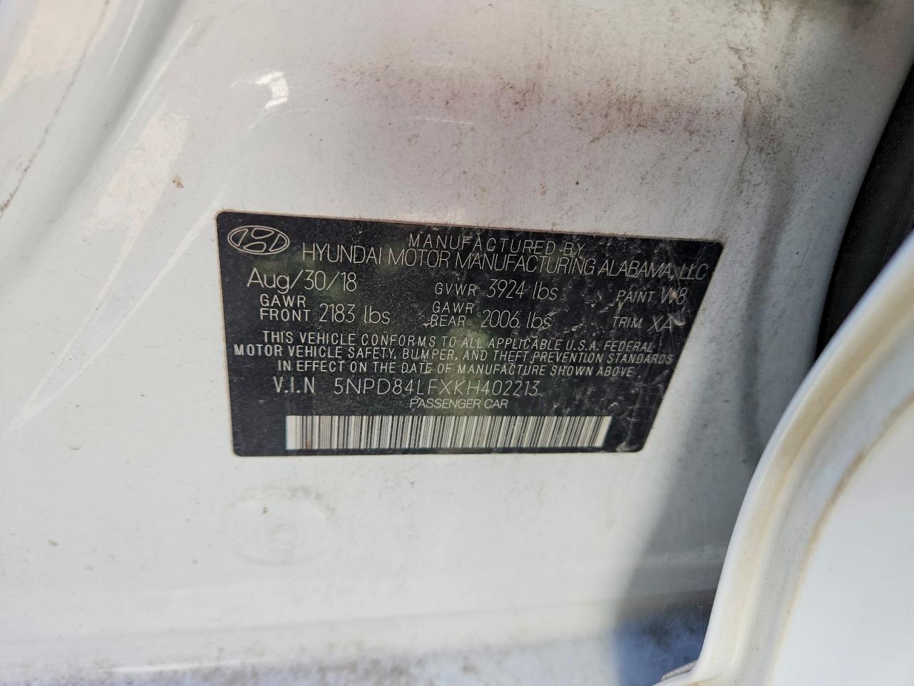 2019 HYUNDAI ELANTRA SEL photo 12