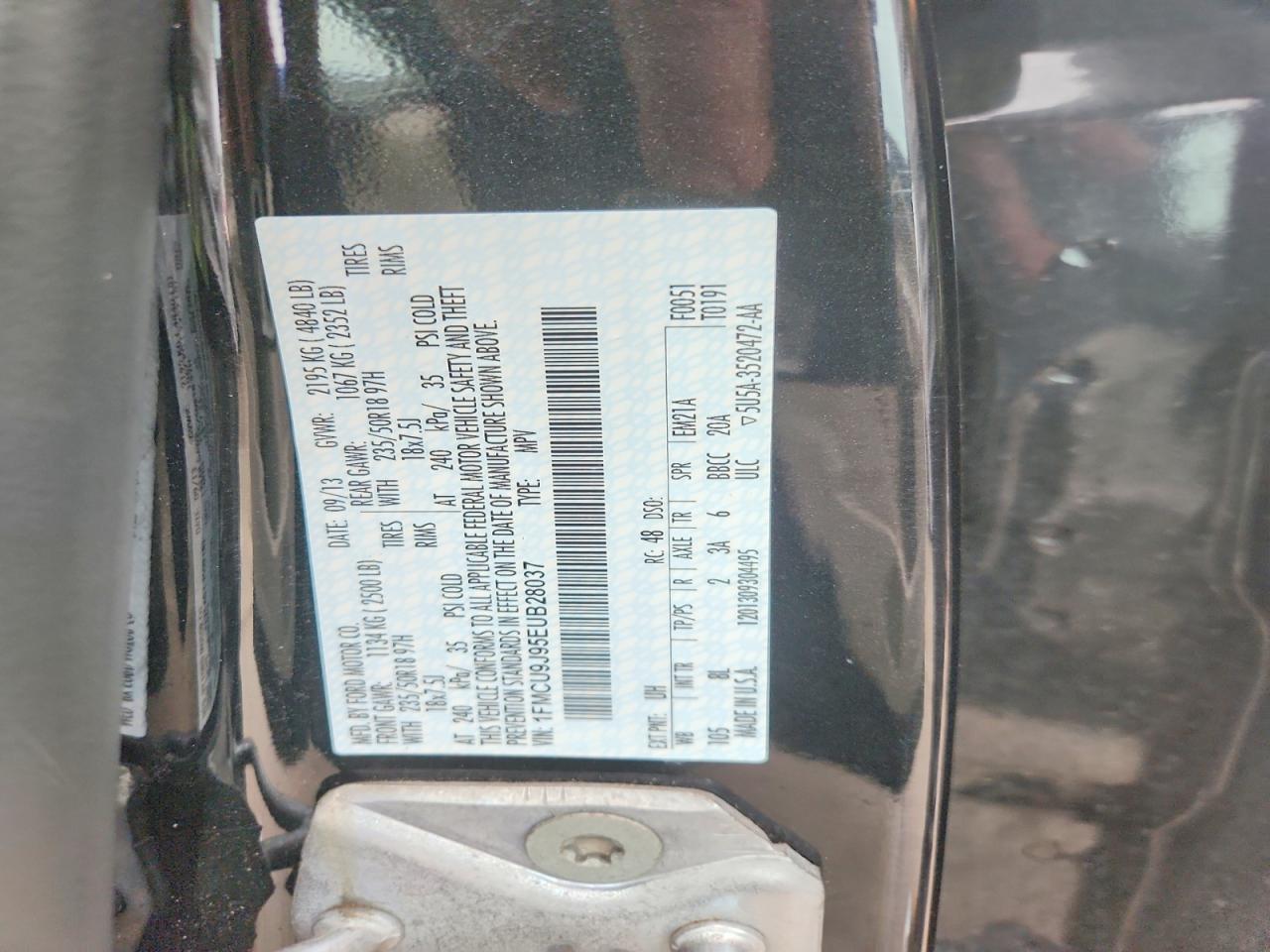 2014 FORD ESCAPE TITANIUM photo 23