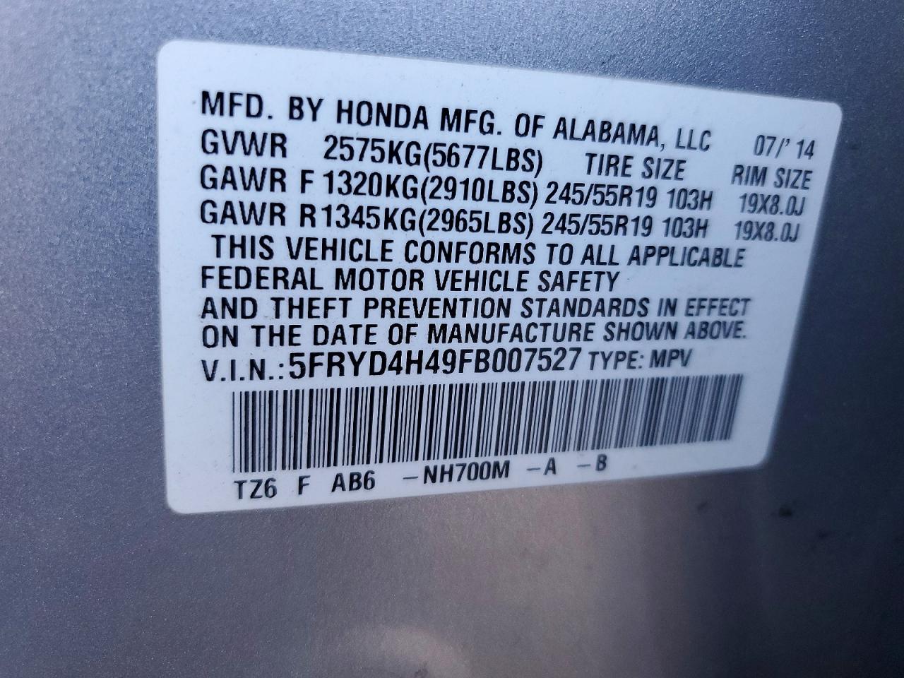 2015 ACURA MDX TECHNOLOGY photo 25