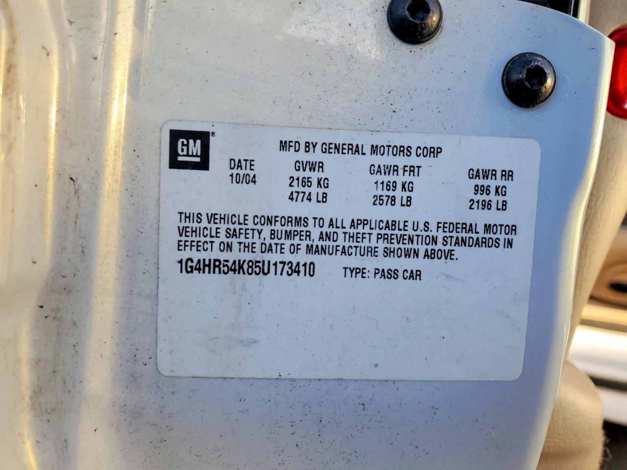 2005 BUICK LESABRE LIMITED photo 12