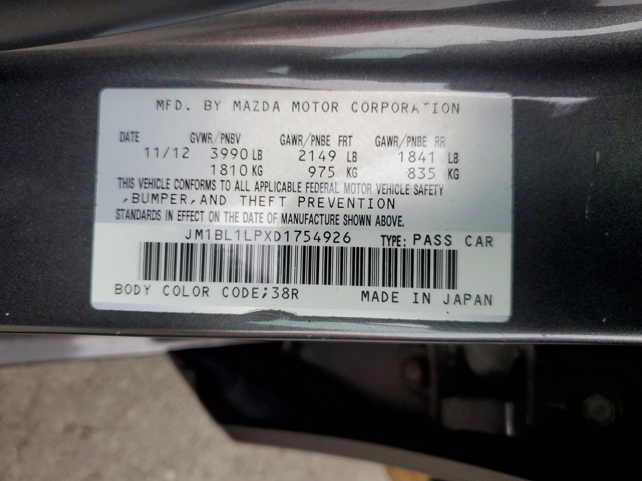 2013 MAZDA 3 I photo 23