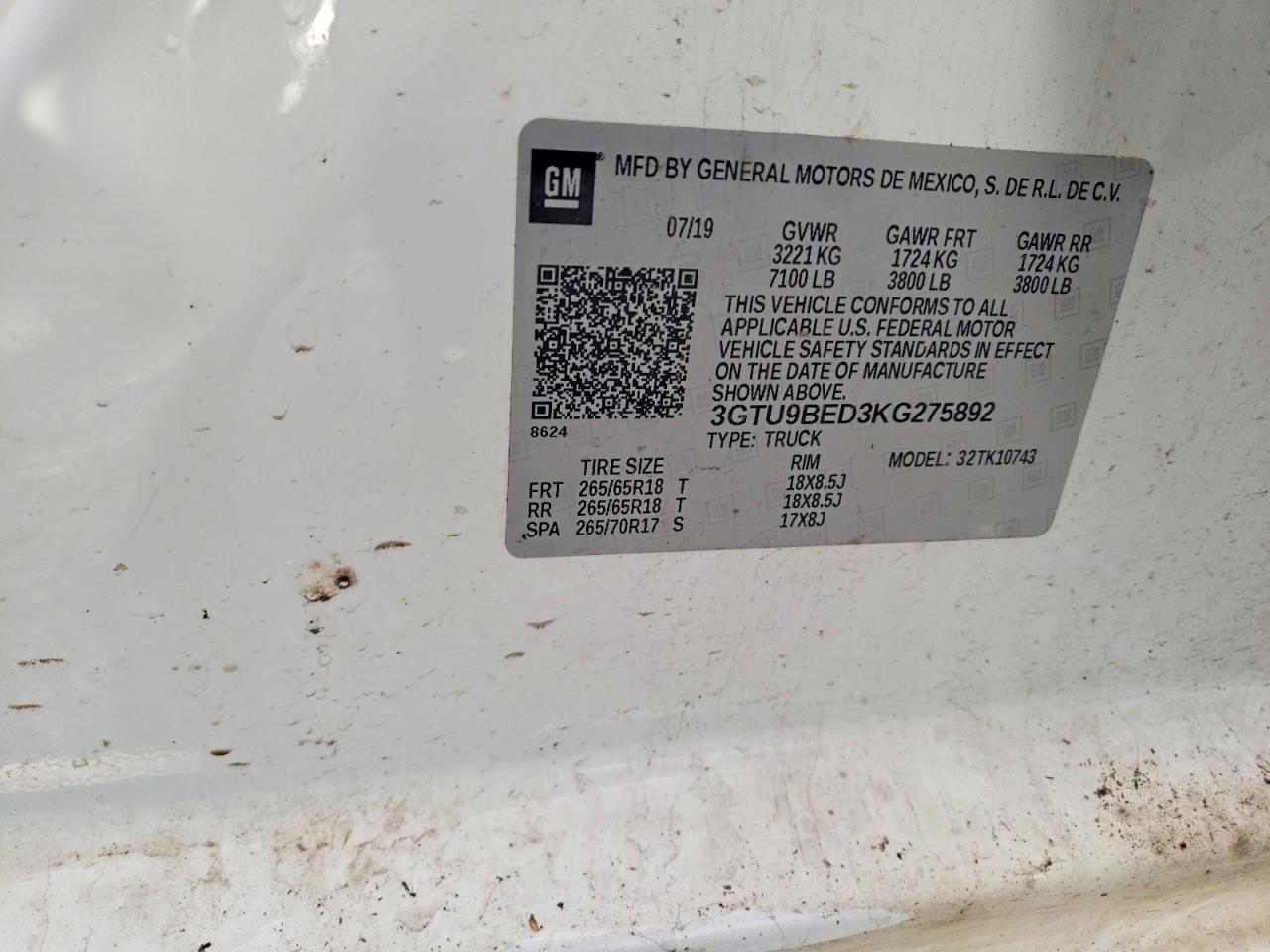 2019 GMC SIERRA K1500 SLE photo 12