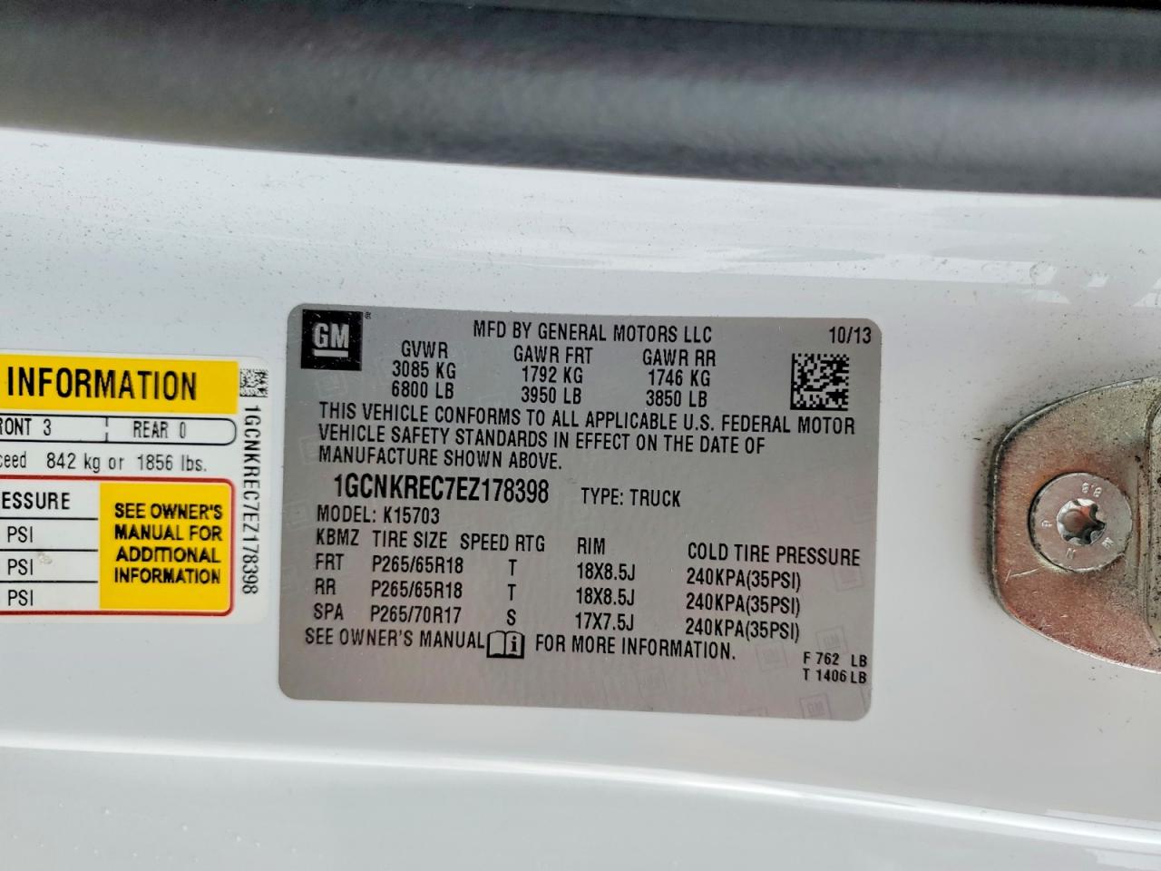 2014 CHEVROLET SILVERADO K1500 LT photo 12