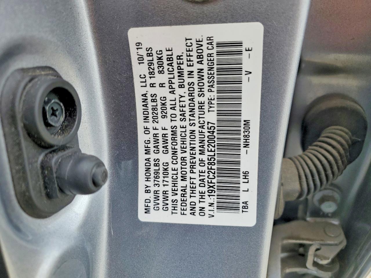 2020 HONDA CIVIC SPORT photo 12