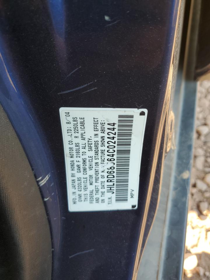 2004 HONDA CR-V LX photo 34